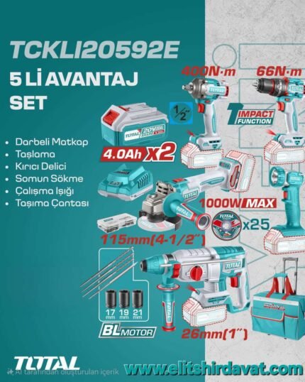 total 5 li avatajlı set tcklı 20592e