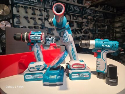 total 3lü akülü set  mandrenli şarzlı vidalama ,sipiral ve mini vidalama