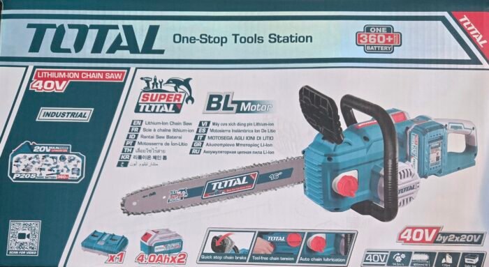 Total Akülü zincirli testere kömürsüz - Görsel 2