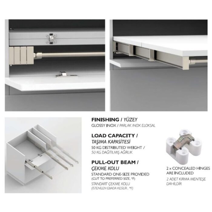 Çekmeceden Açılır Masa mekanizması - Görsel 3